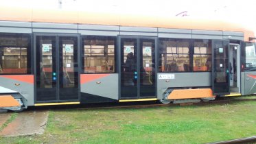 Фото: В Череповце задымился новый трамвай