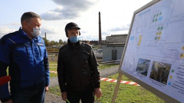 Фото: Олег Кувшинников проверил ремонт очистных сооружений в Череповце