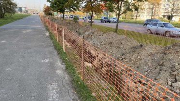 Фото: В Череповце все земляные работы оградят защитной сеткой