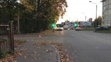 Фото: В Череповце водитель «Мазды» сбила девушку на улице Пушкинской