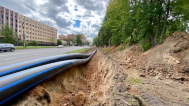 Фото: В Череповце приступили ко второй очереди строительства коллектора для Северного района