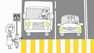 Фото: Правилам дорожного движения обучают в автобусах Череповца