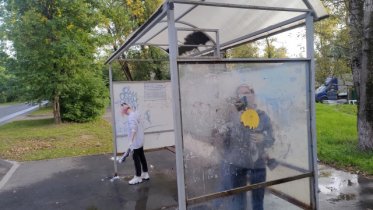 Фото: Мэр Череповца намерен штрафовать за объявления на остановках