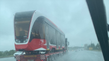 Фото: Череповец получил очередную партию трамваев