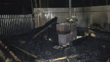 Фото: Пенсионерка получила ожоги во время пожара в бане