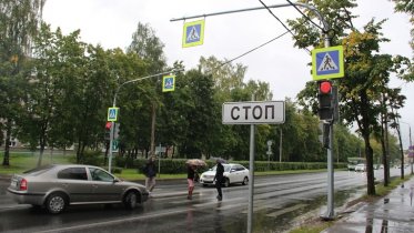 Фото: Новый светофор  заработал на улице Комсомольской в Череповце