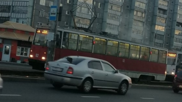 Фото: В Череповце загорелся еще один трамвай