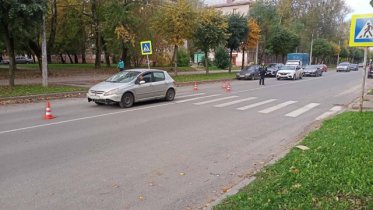 Фото: В Череповце на пешеходном переходе по Ленина сбили пассажира