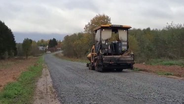Фото: Ремонт дороги Большая Новинка – Нестерово идет в Череповецком районе