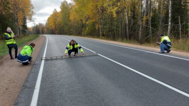 Фото: Ремонт дороги на Кириллов завершен в Череповецком районе