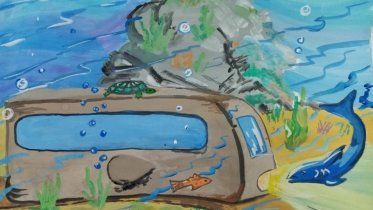 Фото: Детские рисунки украсят череповецкие трамваи