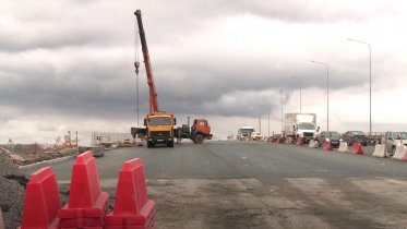 Фото: Ремонт путепроводной развязки над железнодорожными путями в Череповце на финише