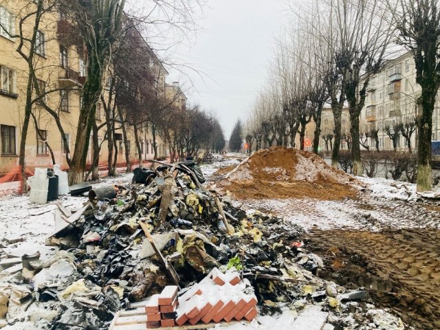 Фото: В Череповце подрядчик не уложился в сроки проведения работ на бульваре Доменщиков