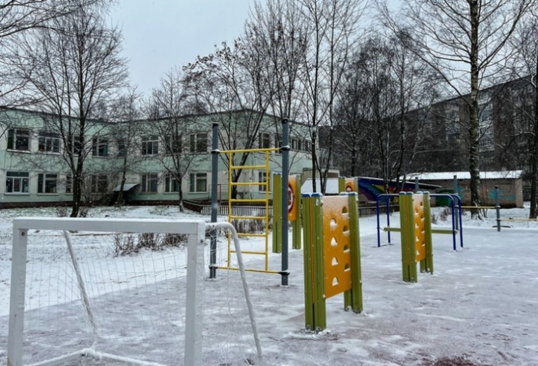 Фото: Первую спортплощадку для малышей открыли в детском саду № 115