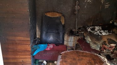 Фото: В закопченной квартире в Череповце обнаружили труп человека