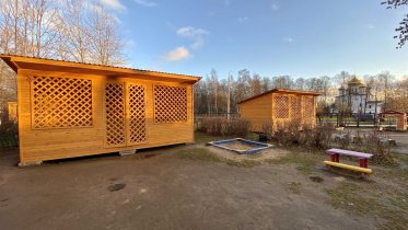 Фото: Строительство веранд в череповецких детсахах на финише
