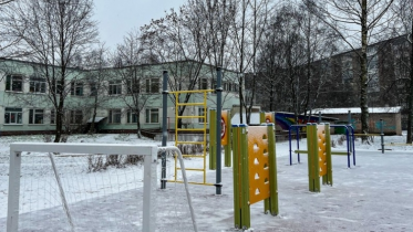 Фото: Первую спортплощадку для малышей открыли в детском саду № 115