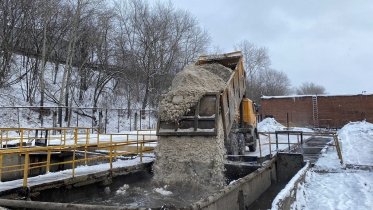 Фото: Снегоплавильные установки запущены в Череповце