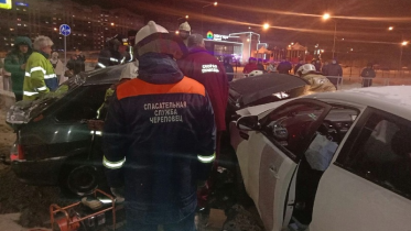 Фото: При столкновении двух легковушек в Череповце пострадала женщина
