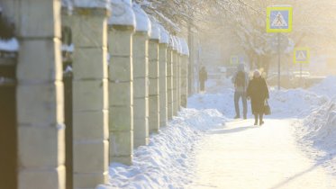 Фото: Череповец накрыл двадцатиградусный мороз
