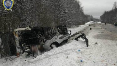 Фото: Двое череповчан попали в ДТП в Беларуси