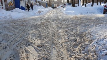 Фото: Череповец заметает снегом