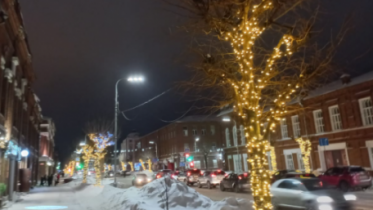 Фото: Праздничную иллюминацию в Череповце не снимут до середины марта