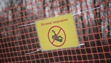 Фото: В Череповце девочка, катаясь на ватрушке, влетела в дерево
