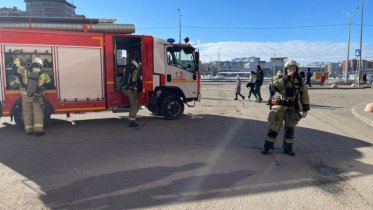 Фото: Пожарные учения прошли в ТРЦ «Июнь»