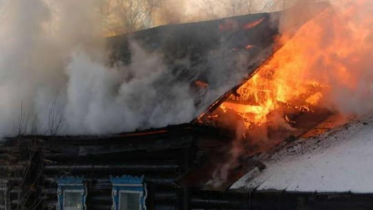 Фото: В Череповце горел дачный дом