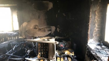 Фото: В Череповце на Юбилейной сгорела квартира