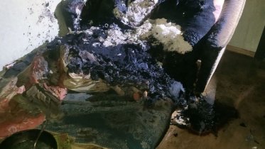 Фото: Пенсионер едва не сгорел во время пожара на Ленинградской