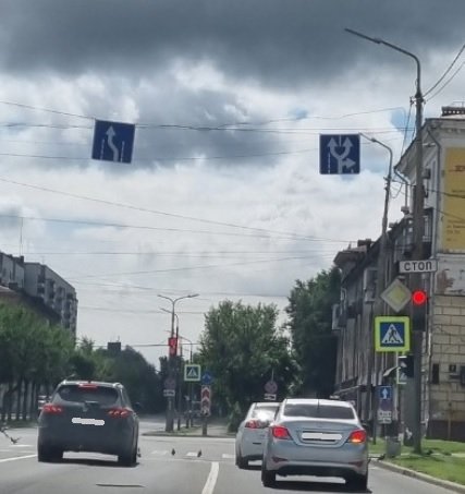 Фото: Схема движения на перекрестке Сталеваров и Металлургов изменилась в Череповце