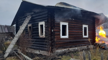 Фото: В Череповецком районе дети сожгли дом