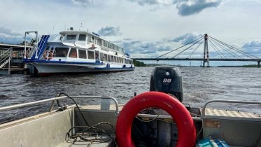 Фото: Речной трамвай запустили в Череповце