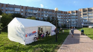 Фото: В Череповце определились с точками, где установят «Шатры здоровья»