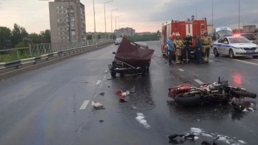 Фото: В Череповце при столкновении с легковушкой погиб мотоциклист