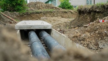 Фото: 13 порывов обнаружили в Заречье