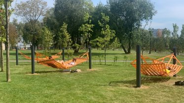 Фото: Гамаки для отдыха появятся в Соляном саду