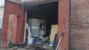 Фото: В Череповце вспыхнул производственный цех