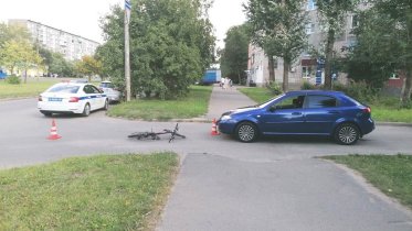 Фото: Подростка на велосипеде сбили в Череповце