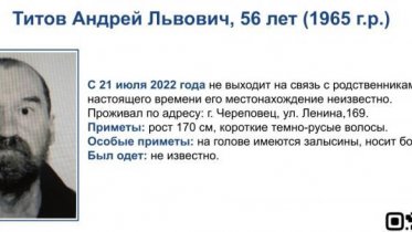 Фото: В Череповце разыскивают бородатого мужчину