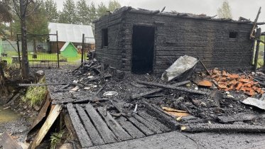 Фото: В Ирдоматке неисправность печи привела к пожару на даче