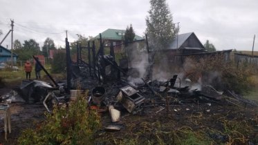 Фото: В Череповецком районе в ходе пожара в дачном доме пострадала женщина