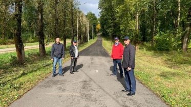 Фото: Лыжероллерную трассу в парке Победы привели в порядок