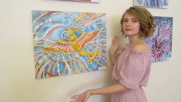 Фото: Персональную выставку открыла выпускница художественной школы № 1