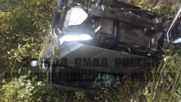 Фото: Под Череповцом иномарка с пенсионером вылетела в кювет