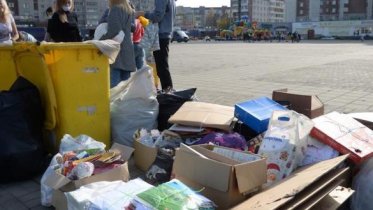 Фото: В Череповце активисты за выходные собрали почти 200 килограммов пластика