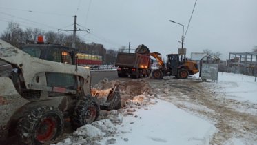 Фото: Череповецкие коммунальщики вошли в зимний сезон