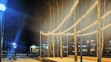 Фото: В сквере на Гоголя установили освещение